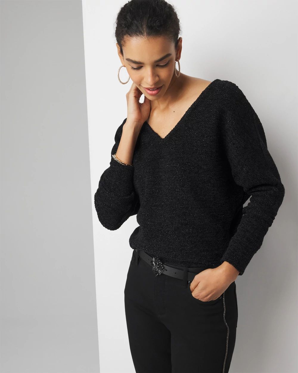 White house black market sweater sale on sale